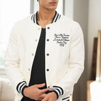 Varsity Jacket // White (S)