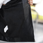 Bomber PU Jacket // Black (S)