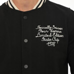 Varsity Jacket // Black (S)