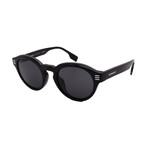 Men's // Burberry BE4404F 300187 Square Sunglasses // Black + Dark Grey