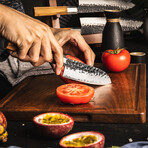 Kenji Japanese Damascus Kitchen Knife Set // Set of 5