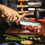 Kenji Japanese Damascus Kitchen Knife Set // Set of 5