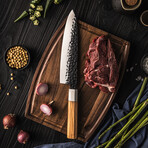 Kenji Japanese Damascus Kitchen Knife Set // Set of 5