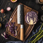 Kenji Japanese Damascus Kitchen Knife Set // Set of 5