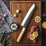 Kenji Japanese Damascus Kitchen Knife Set // Set of 5