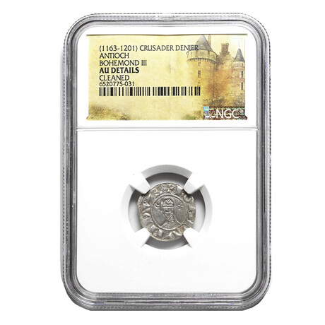 Silver Crusader Coin // Struck 1163-1188 AD