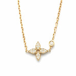 Louis Vuitton // 18k Rose Gold Idylle Blossom Diamond Pendant Necklace // 14.96"-15.74" // Store Display
