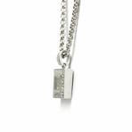 Chopard // 18k White Gold Happy Diamond Pendant Necklace // 17" // Store Display