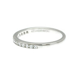 Tiffany & Co. // Platinum Channel Setting Half Eternity Diamond Ring // Ring Size: 7.5 // Store Display