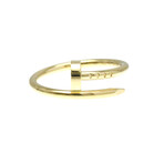 Cartier // 18k Yellow Gold Juste Un Clou Ring // Ring Size: 5.25 // Store Display