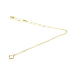 Van Cleef & Arpels // 18k Yellow Gold + Mother of Pearl Sweet Alhambra Pendant Necklace // 15.15"-15.94" // Store Display