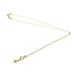 Tiffany & Co. // 18k Rose Gold Oval Key Pendant Necklace // 15.94" // Store Display