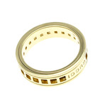 Gucci // 18k Yellow Gold Scroll Ring // Ring Size: 7.5 // Store Display
