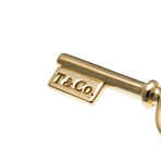 Tiffany & Co. // 18k Rose Gold Oval Key Pendant Necklace // 15.94" // Store Display