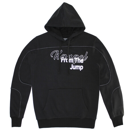 Kangol Stitched Out Fleece Pullover Hoodie // Black (S)
