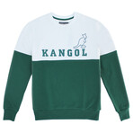 Kangol Clay Courts Popover Crewneck Fleece // Dark Green (S)