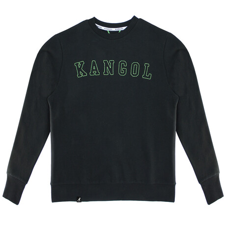 Kangol Workwear Wool-Stitch Popover // Black Beauty (S)