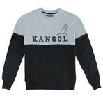 Kangol Clay Courts Popover Crewneck Fleece // Black (M)