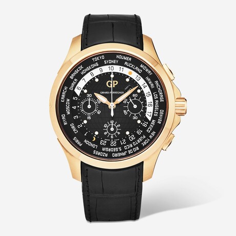 Girard Perregaux World Timer Automatic // 49700-52-632-BB6B // Unworn