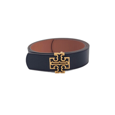 Tory Burch // Reversible Britten Logo Belt 1.5" (XS)