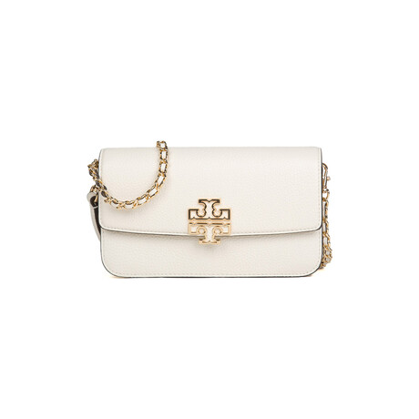 Tory Burch // Britten Chain Wallet W. Wristlet (New Ivory)