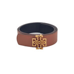 Tory Burch // Reversible Britten Logo Belt 1.5" (XS)