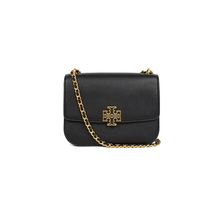 Tory Burch // Britten Small Adjustable Shoulder Bag (Black)