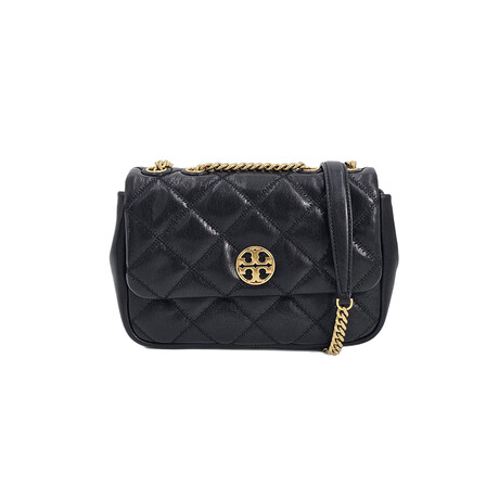 Tory Burch // Willa Small Shoulder Bag (Black)