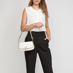 Tory Burch // Britten Convertible Crossbody Bag (Black)