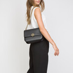 Tory Burch // Britten Medium Adjustable Shoulder Bag (Black)