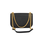 Tory Burch // Emerson E/W Flap Adjustable Shoulder Bag (Black)