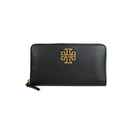 Tory Burch // Britten Zip Continental Wallet (Black)