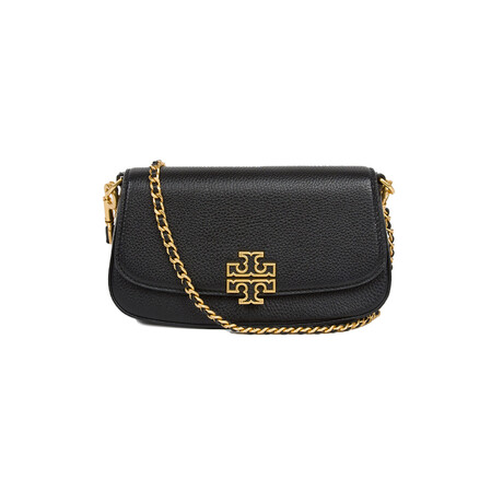 Tory Burch // Britten Convertible Crossbody Bag (Black)