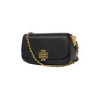 Tory Burch // Britten Convertible Crossbody Bag (Black)