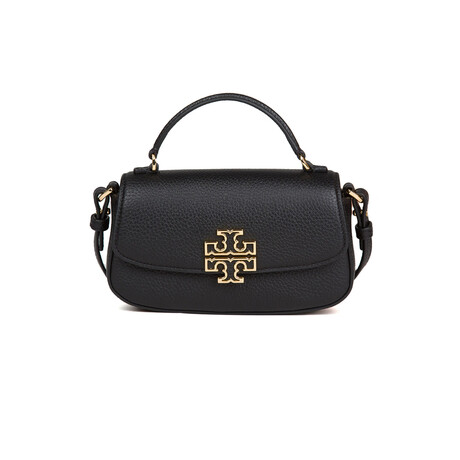Tory Burch // Britten Mini Top Handle Handbag (Black)