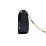 Tory Burch // Chelsea Pebbled Crossbody Bag // Black (Black)