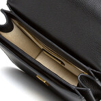 Tory Burch // Britten Small Adjustable Shoulder Bag (Black)