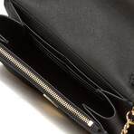 Tory Burch // Emerson Chain Wallet (Black)