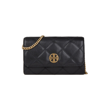Tory Burch // Willa Chain Wallet (Black)