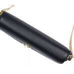 Tory Burch // Chelsea Pebbled Crossbody Bag // Black (Black)
