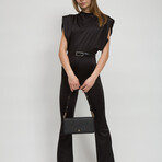 Tory Burch // Emerson Convertible Crossbody Bag (Black)