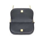 Tory Burch // Chelsea Pebbled Crossbody Bag // Black (Black)