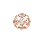 Rose Gold & Cristal Miller Pave Brooch