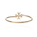 Eleanor Hinged Cuff (Silver & Gold)