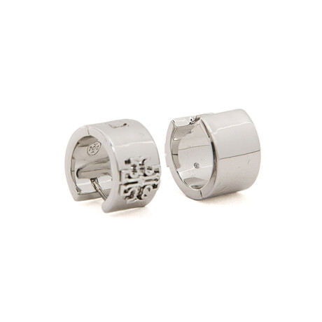 Britten Huggie Earrings (Silver)