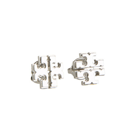 Small Logo Stud (Silver)