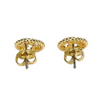 Gold Rope Logo Stud Earring (Gold)