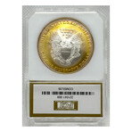 2006 SIlver Eagle GOLD TONING MS 69