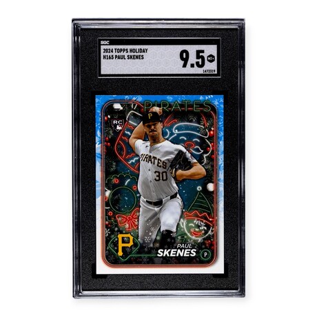 Paul Skenes // 2024 Topps Holiday // Rookie Card // SGC 9.5 Mint+