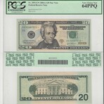 2004 A STAR $ 20 Federal Reserve Richmond PCGS 64 PPQ